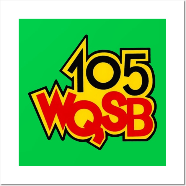 105 WQSB Radio Wall Art by danhordarwin